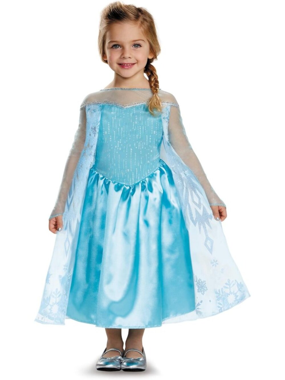 Toddler Classic Frozen Costume for Halloween, Size Medium (3T-4T), Disney